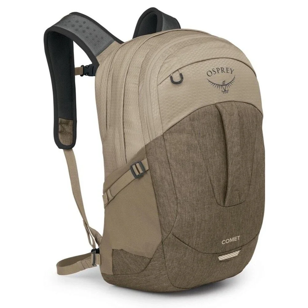 Osprey Comet Laptop Backpack 30L Alpaca Tan Latte Brown Heather Travel Pack